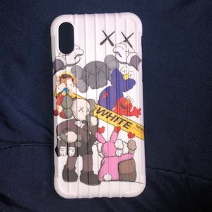 Off-White x KAWS Iphone 10 case